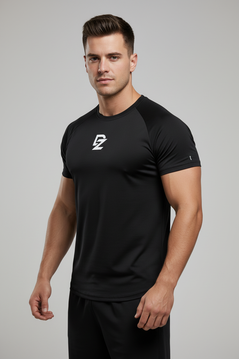 Raglan Reflective Gym T-Shirt